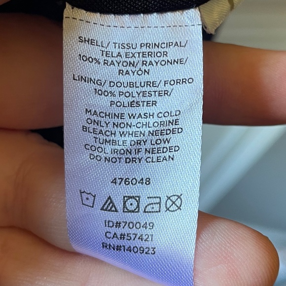 BOGO Loft Geometric Black, Orange & Olive Green A-Line Dress Size 18 - Picture 2 of 6